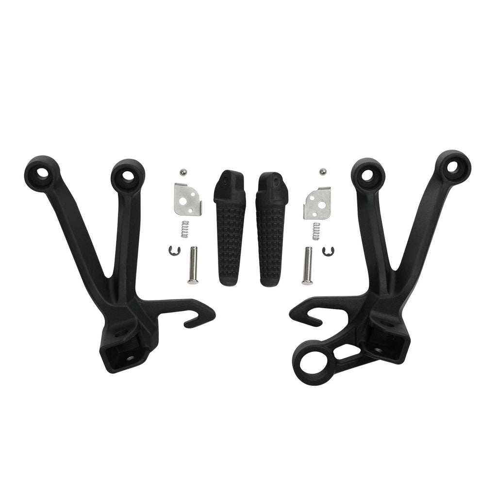 Rear Passenger Foot Pegs Rest Bracket for Suzuki GSXR1000 (2003–2004) Sand Black