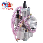 28mm Racing Flat Side Carburetor for Kawasaki KX80 KX85 KX100 KX125 (Offroad)