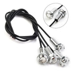 4 x IP68 Blue LED Boat Light Silver Waterproof Underwater for Cars Trucks Boats