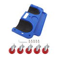 Rolling Knee Creeper Pads for Automotive Work with Tool Tray