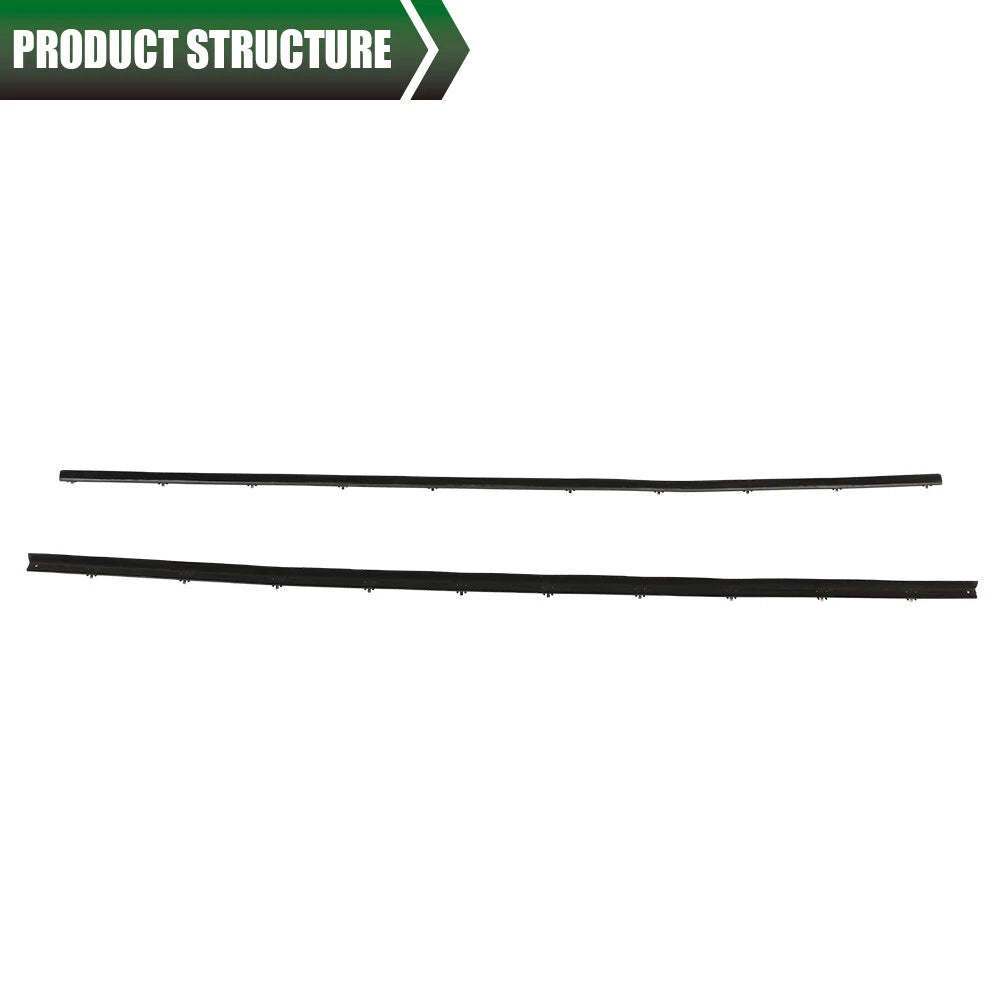 Tailgate Window Sweep Weatherstrip Seal Kit for Ford Bronco (1978–1996)