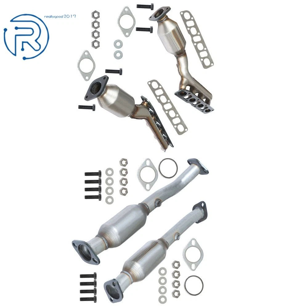 Set of 4 Manifold Catalytic Converters for Nissan Titan 5.6L (2004–2015)