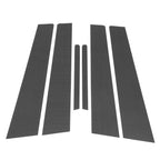Set of 6 Door Pillar Window Trim for Kia Forte Cerato (2019–2023) Carbon Fiber