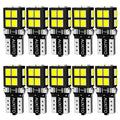 2X T10 LED License Plate Light Bulbs 6500K for (168, 2825)