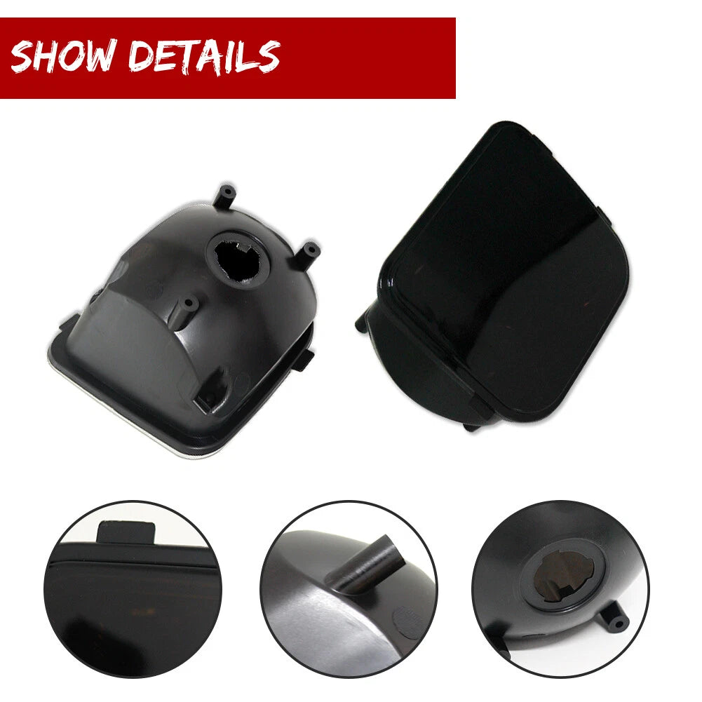 2X Smoked Lens Front Corner Signal Lights for Hummer H3 (2006–2010)