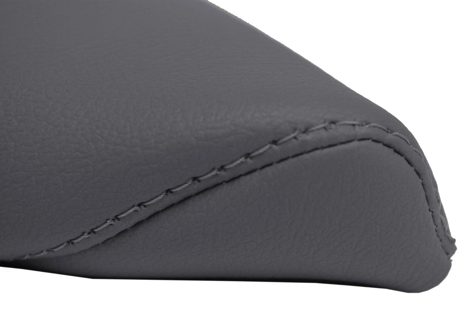 Leather Center Console Lid Armrest Cover for BMW X3 (2003–2010) Gray