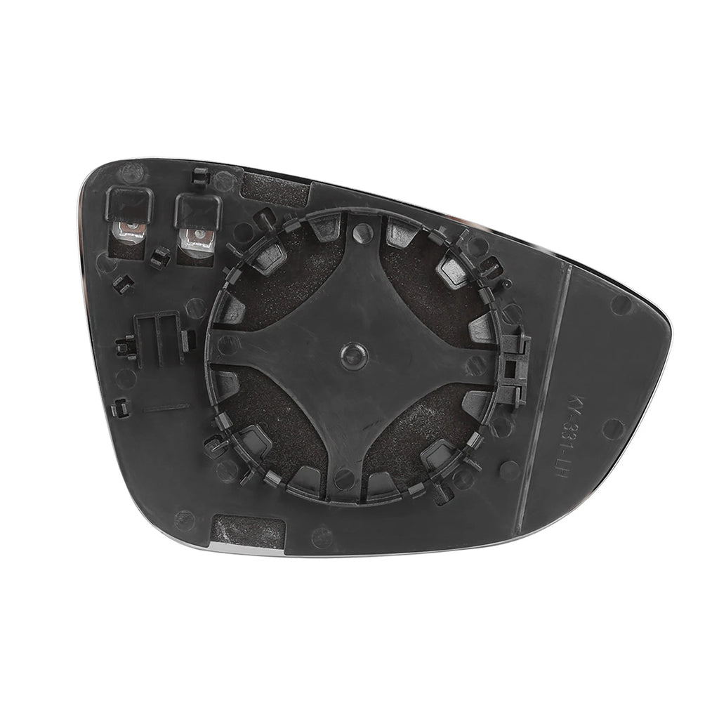 Heated Mirror Glass with Backing Plate Driver Side LH for Volkswagen Eos CC (2007–2016)