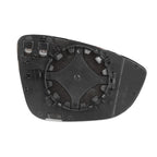 Heated Mirror Glass with Backing Plate Driver Side LH for Volkswagen Eos CC (2007–2016)