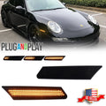 Sequential Smoked LED Side Marker Lights for Porsche 911 997 (2005–2012)