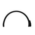 Replacement Black Textured Polypropylene Front Driver Side Wheel Arch Trim