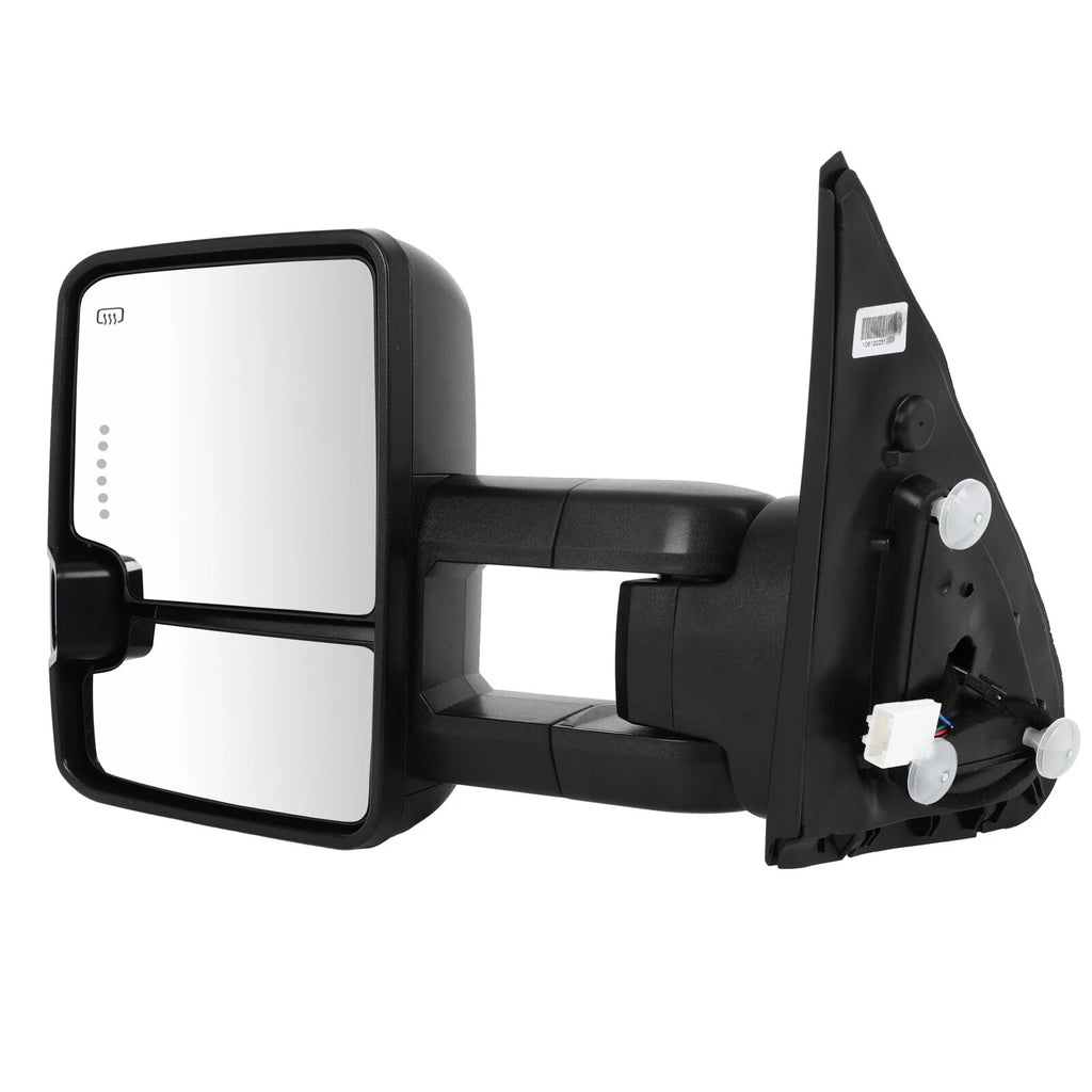 Towing Mirrors for Toyota Tundra (2007–2017) Power Heated Running Signals Black