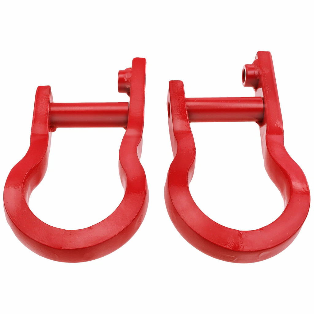 2X Red Tow Hooks for Chevy Silverado 1500 (2007–2018) GMC Sierra 1500
