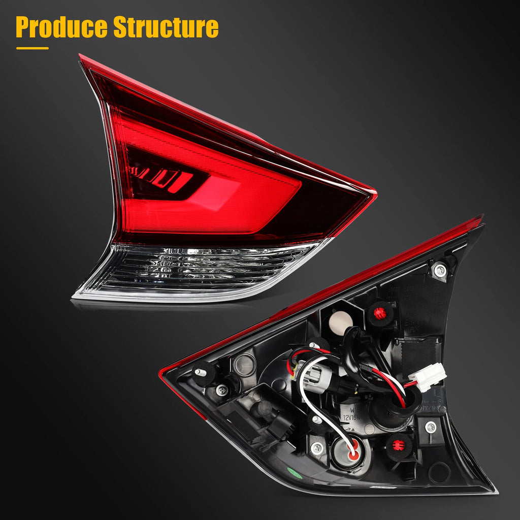 LED Tail Light Assembly for Nissan Rogue (2017–2020) Inner Left Driver Side