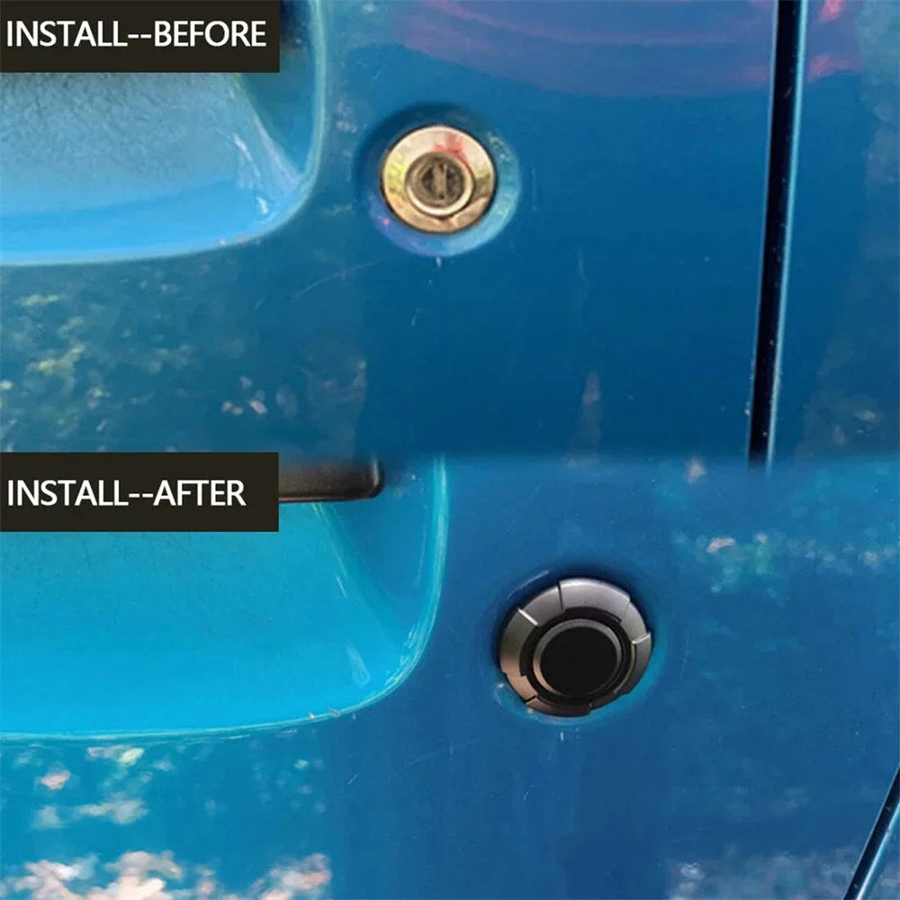 Magnetic Car Door Key Hole Trim Cover for Suzuki Jimny JB64 JB74 (2019-2024)