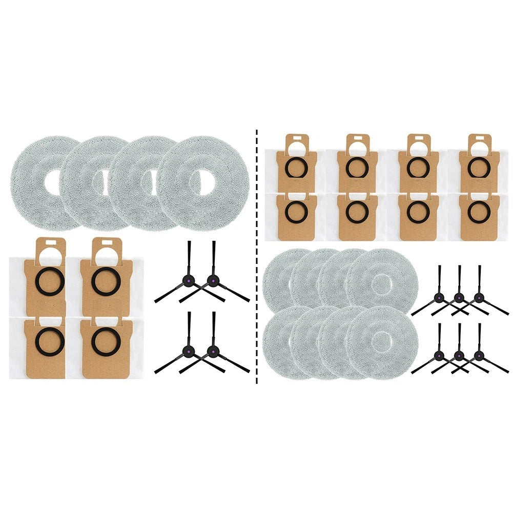 Mop Cloths and Side Brushes Set for JONR P20 PRO