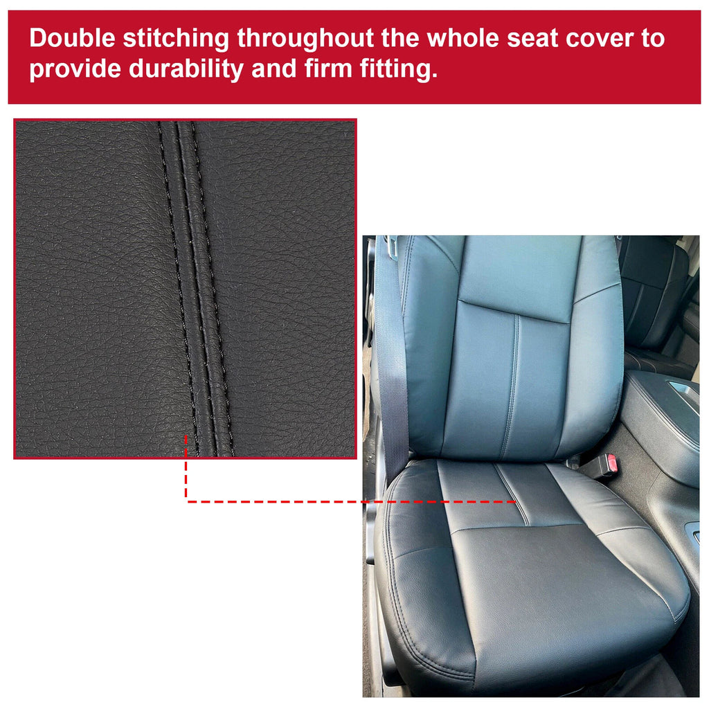Set of 2 Replacement Seat Covers for Chevy Silverado GMC Sierra (2007-2013)
