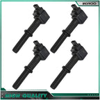 Set of 4 Ignition Coils for Chevrolet Spark (2016–2020) L4 1.4L