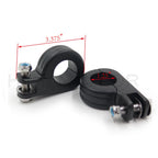 Footrest Foot Peg P-Clamp Mounting Kit for Harley (1 1/4" Highway Bars)
