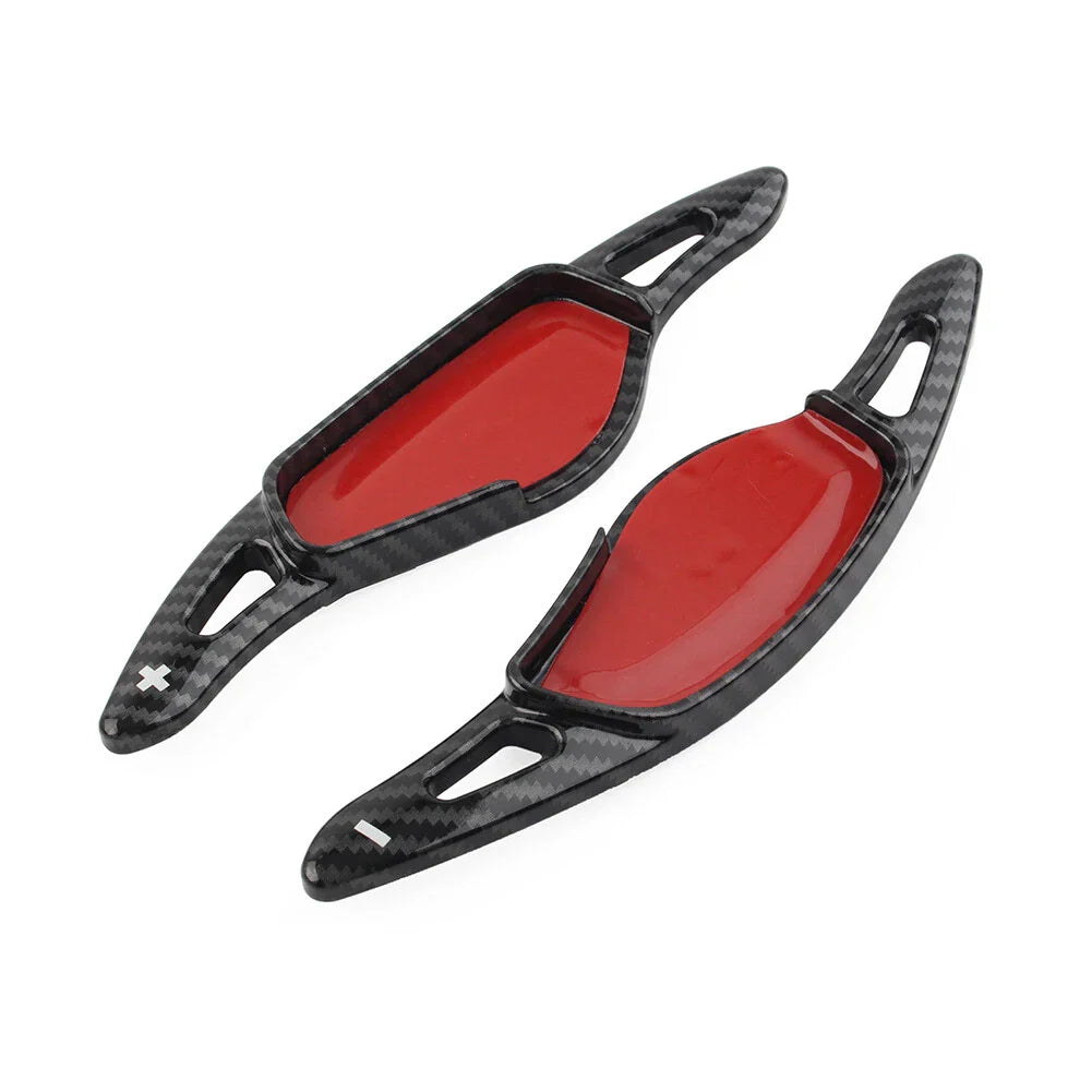 Carbon Fiber Black Steering Wheel Paddle Shifter Extensions for BMW 3/5/6/7/8 (2006-2023)