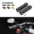 CNC Anodized Handlebar Grips for Harley Road King Classic EFI (1998–2006)