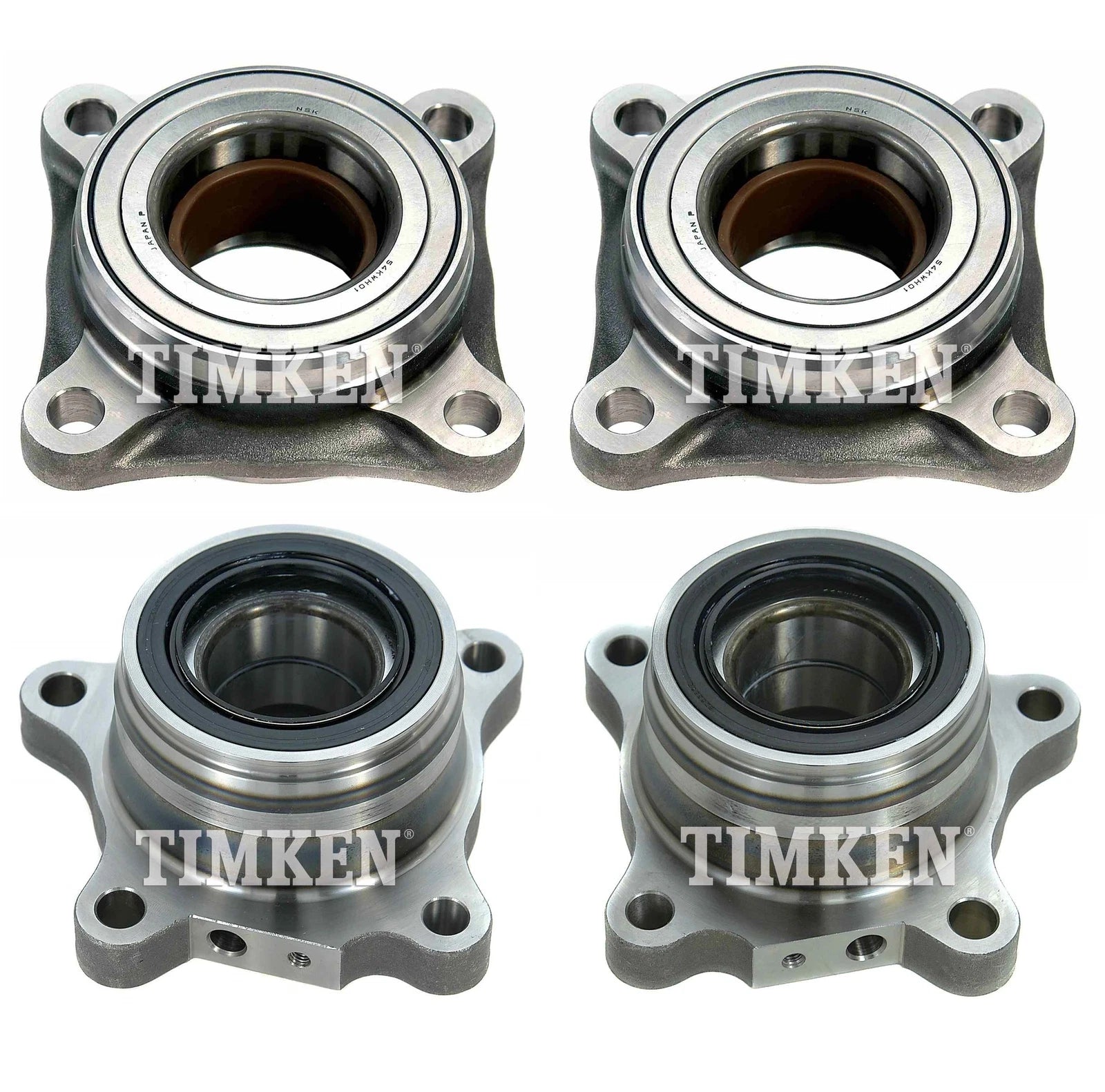 Front & Rear Wheel Bearing Assembly Kit for Lexus GX460 AWD (2010–2017)