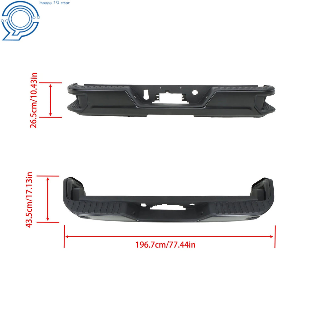 Rear Bumper Assembly for Chevy Silverado GMC Sierra 2500 3500 (2020–2025)