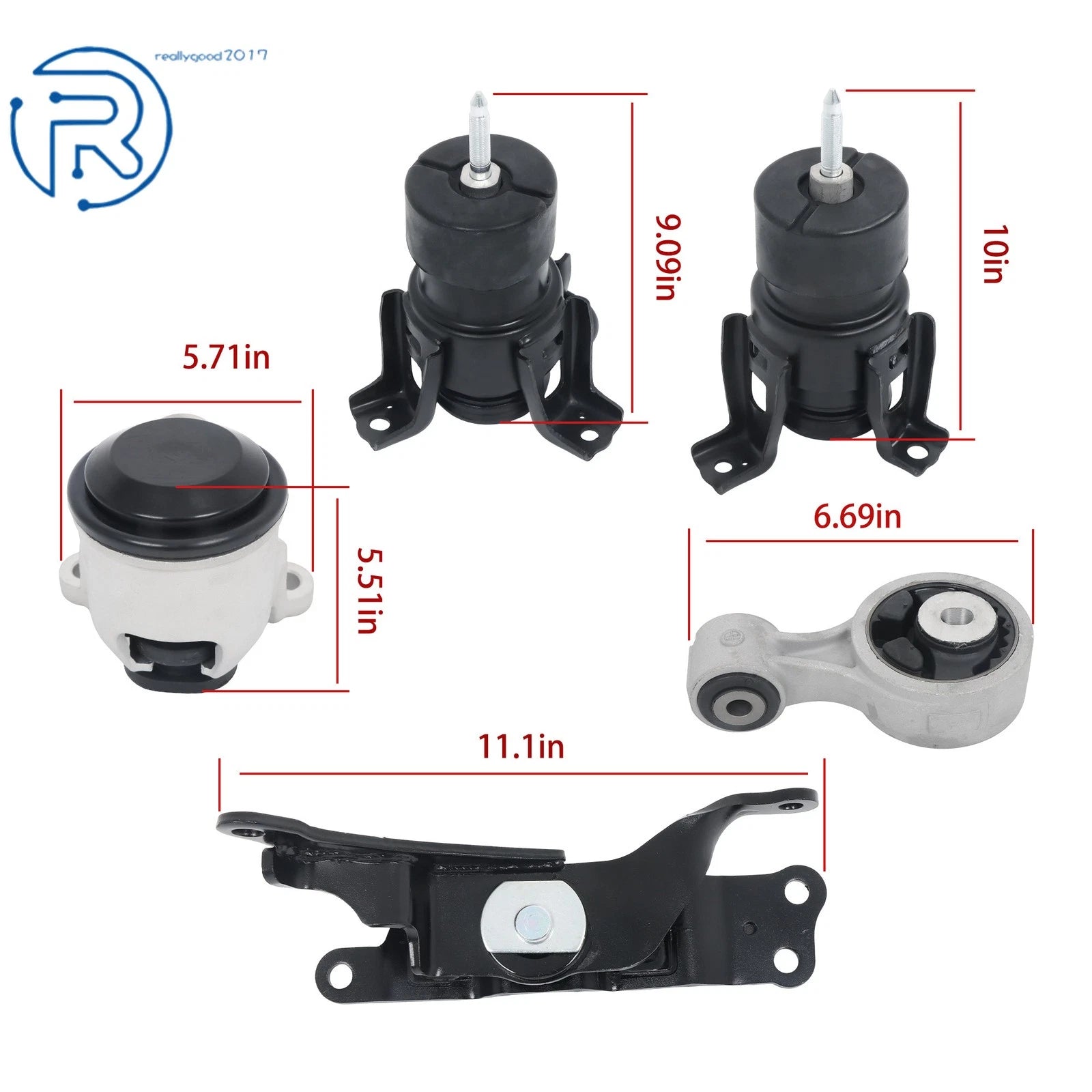 Set of 5 Engine Motor Transmission Mounts for Nissan Altima Maxima (2007-2014)