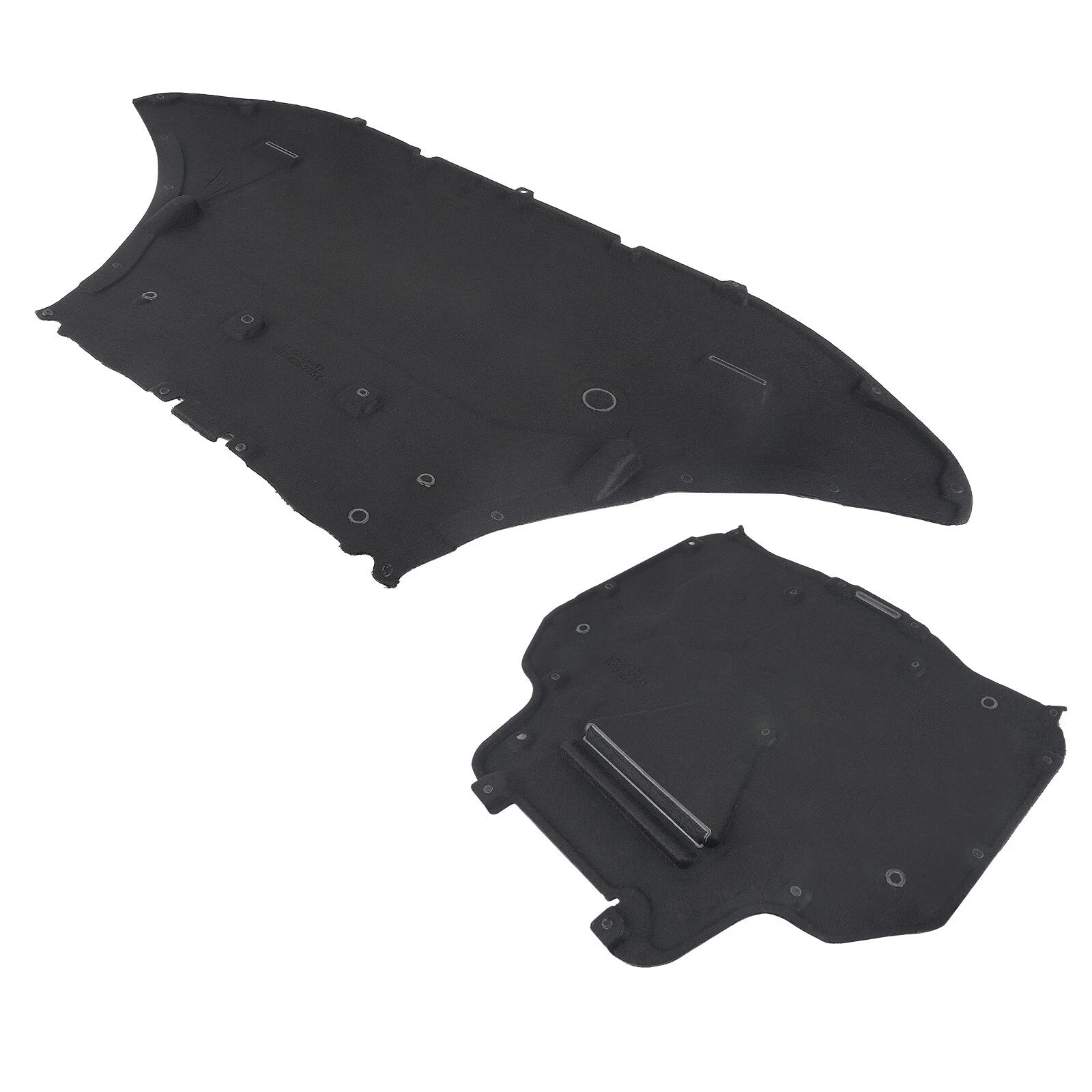 2X Engine Splash Shield Baffle Guard Pan for Audi Q8 (2019-2023)