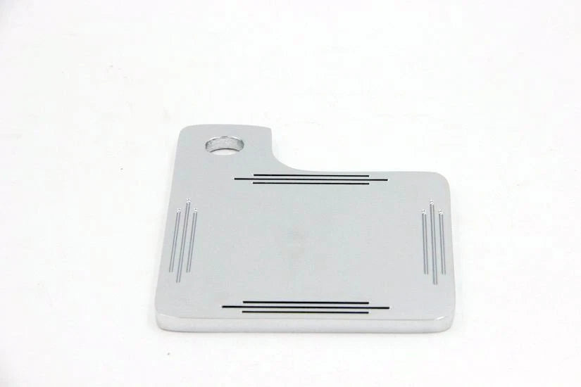 Chrome State Inspection Tag Sticker Holder for Motorcycles