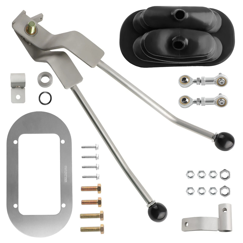 Twin-Stick Transfer Case Shifter w/ Boot for NP205 (8-Bolt)