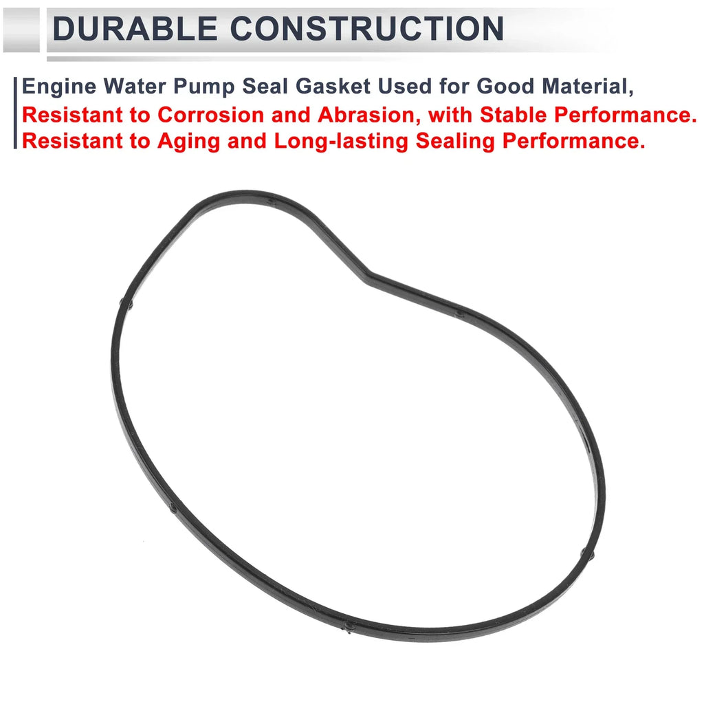 Water Pump Gasket for BMW 550i Base Rubber 1Pc Engine (2006 - 2010)