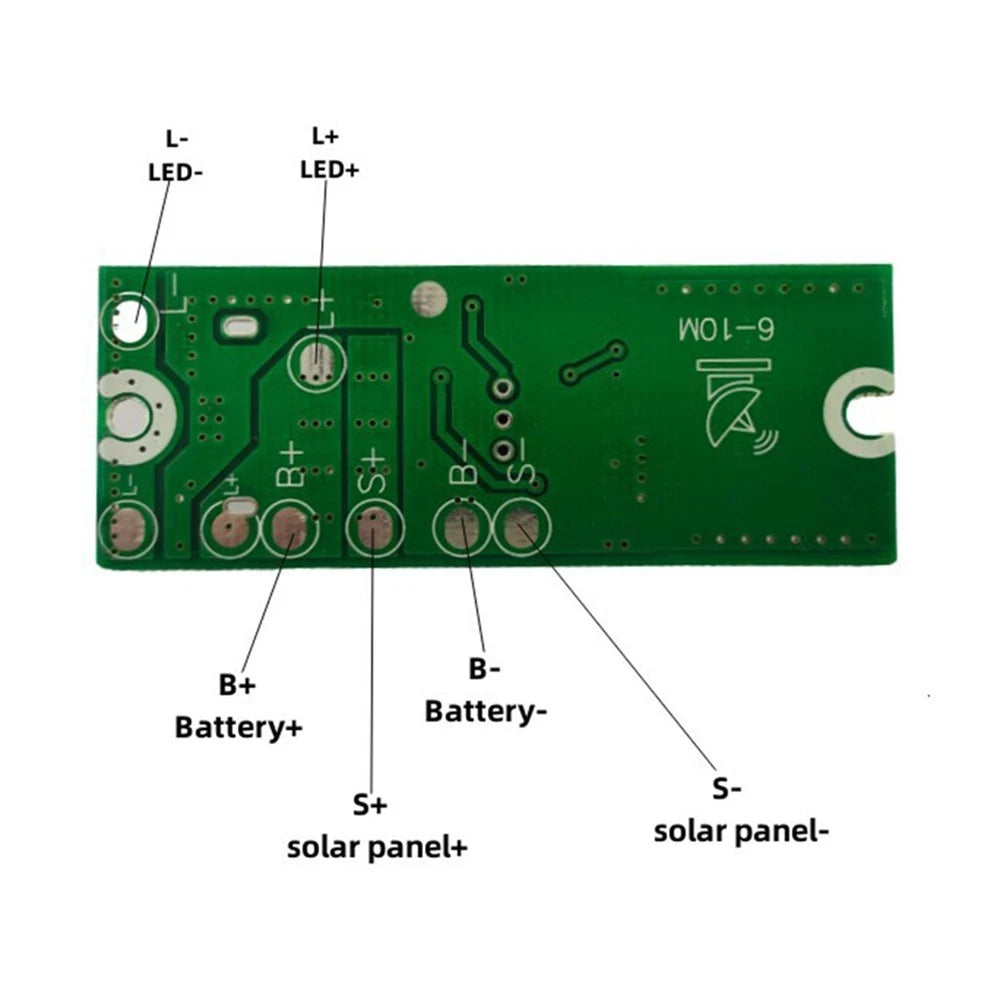 Solar Street Light Controller Remote Control Cable for 3.2V 3.7V (Compatible)