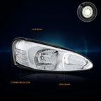 OE Style Chrome Housing Clear Corner Headlight for Pontiac Grand Prix (2004–2008)