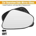 Left Side Heated Mirror Glass for Toyota Prius C (2012–2017) No. 8796152D50