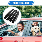 Set of 6 Pillar Posts Door Window Trim Cover for Toyota Corolla (2009–2013) Black