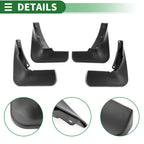 Set of 4 Mud Flaps for Audi A6 (Sedan) (2012–2016)