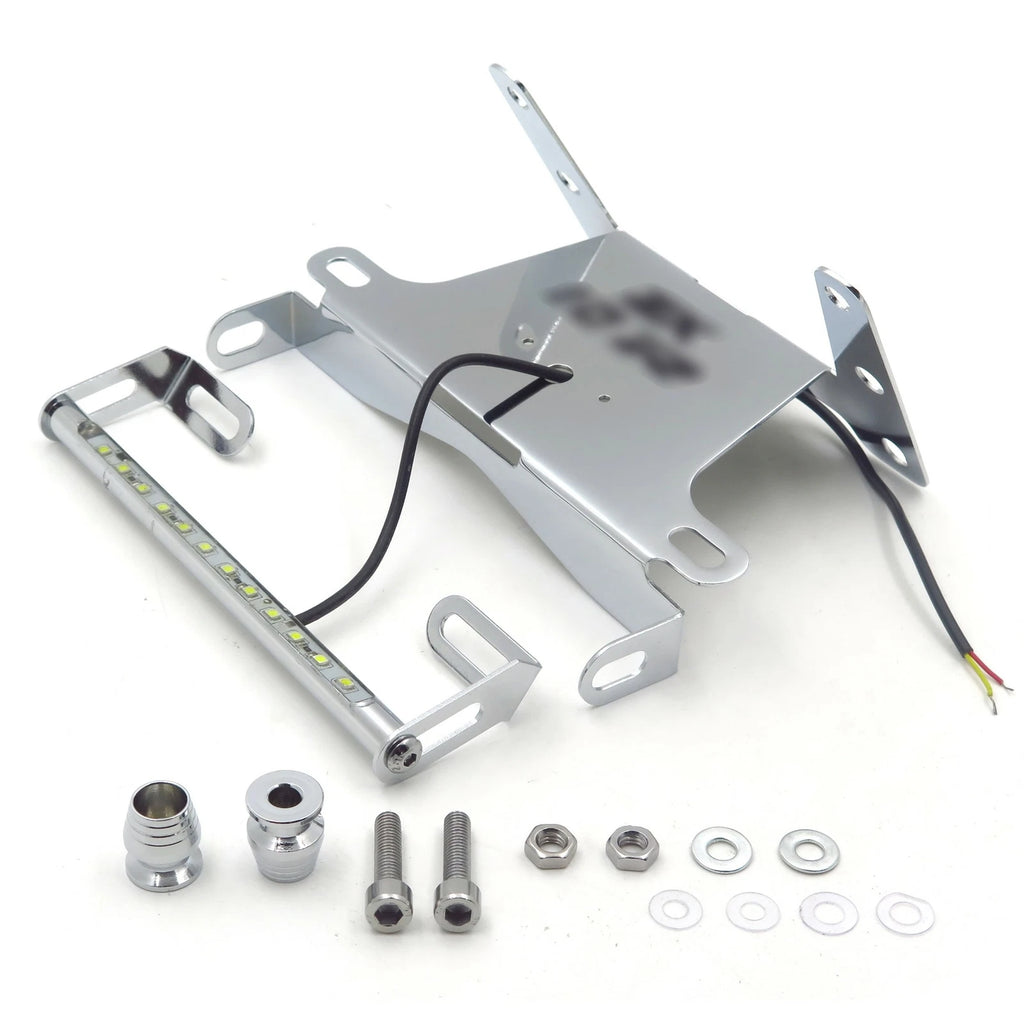 Chrome LED Fender Eliminator for Kawasaki Ninja ZX10R (2004–2006)