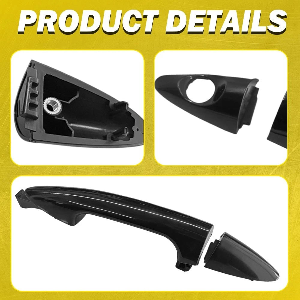 2X Rear Right Side Outside Door Handle for Hyundai Accent (2012–2017)