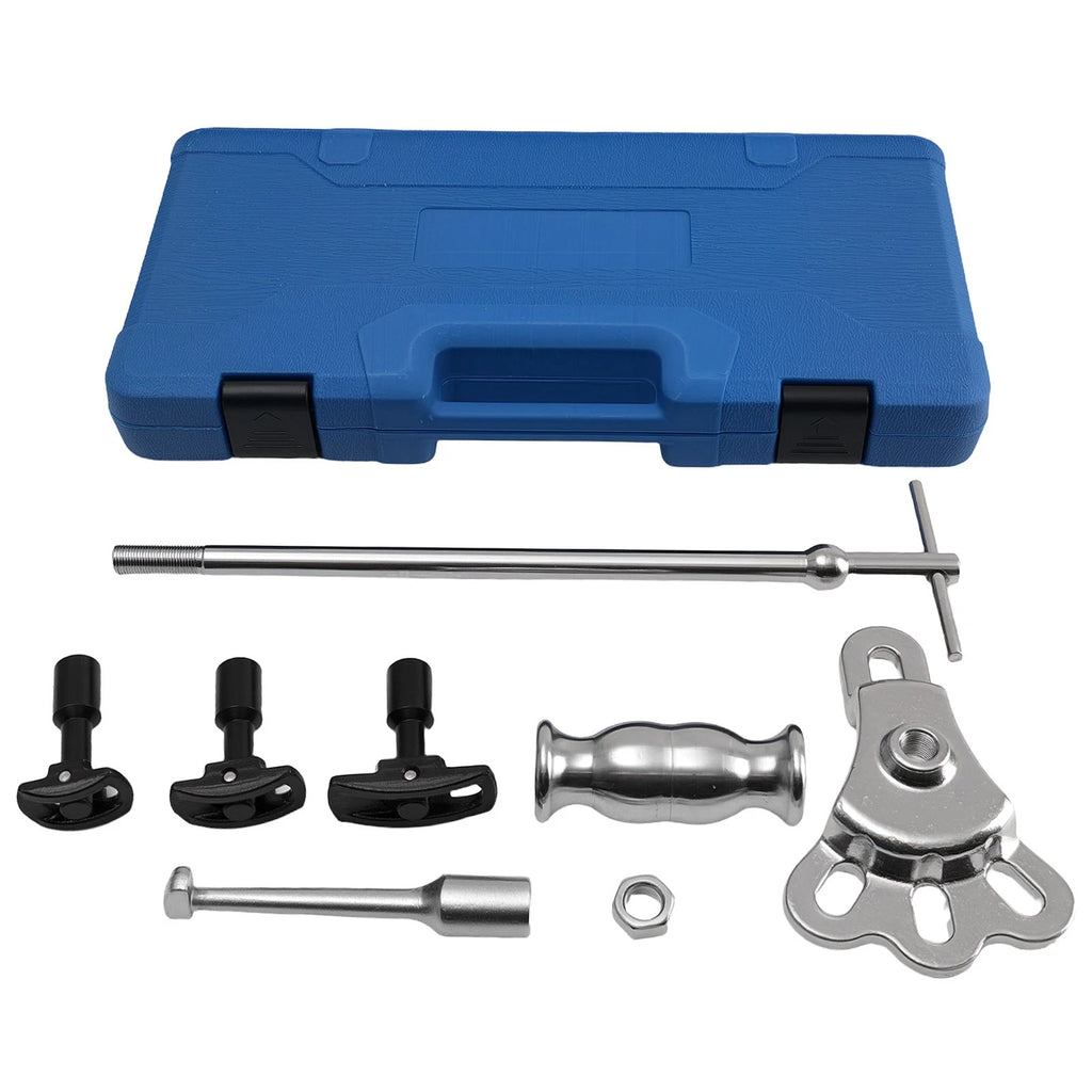 8 Piece Slide Hammer Set for Car Truck Bearing Seal Removal Tool Chrome