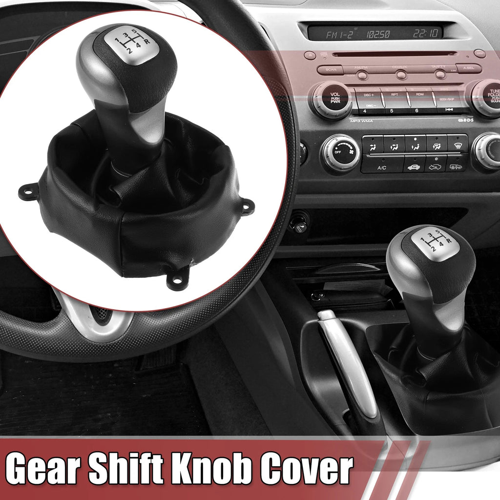 Set of 1 Manual Gear Shift Knob 5 Speed for Honda Civic (54102-SNA-A01)
