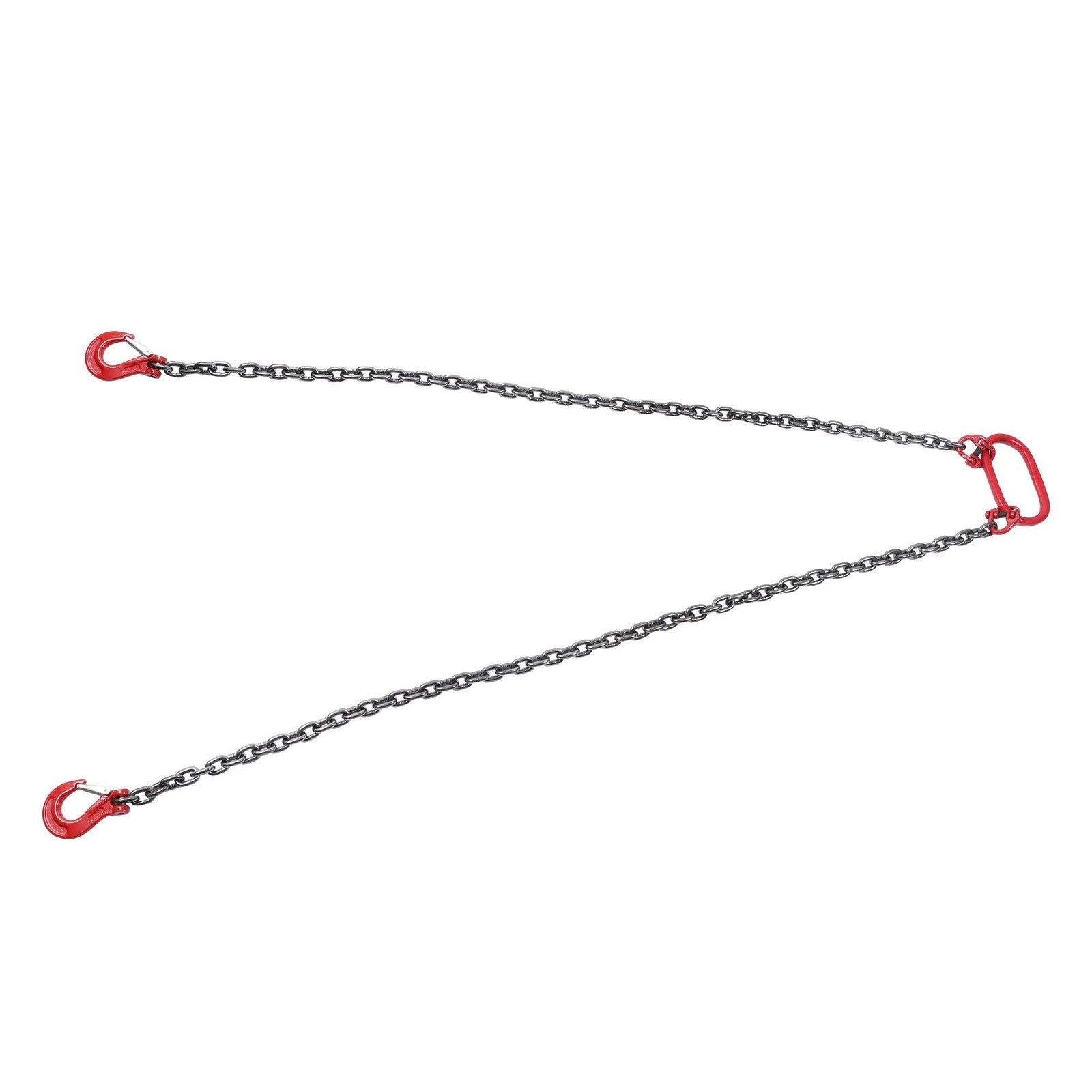 2X 5/16" × 5' Chain Sling for Lifting with Grab Hooks (6600 lbs)