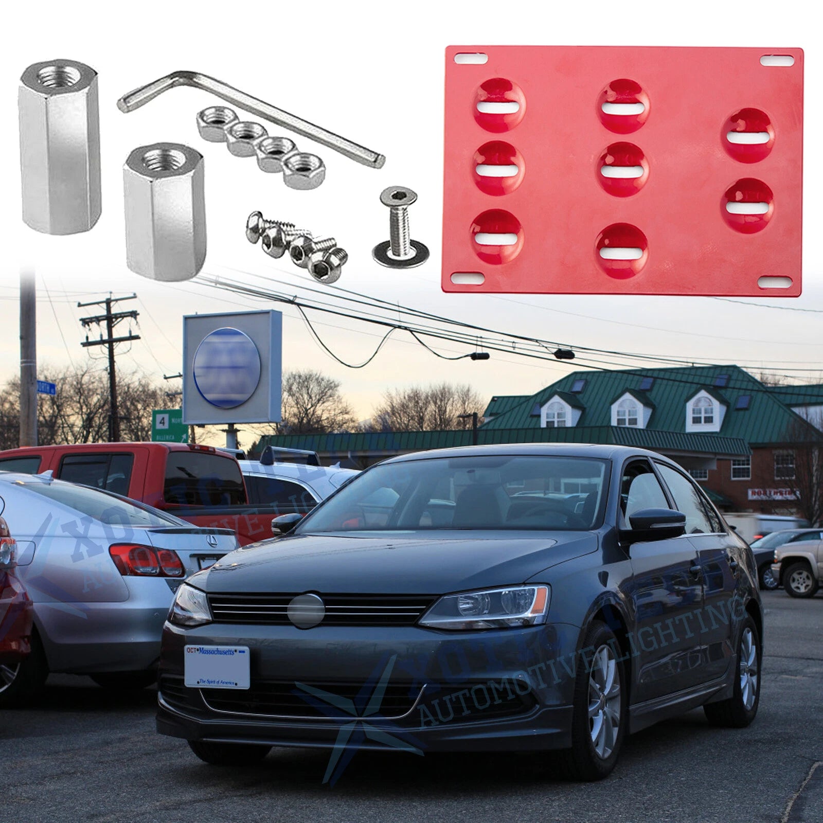 Tow Hook Bumper Bracket Holder for VW Jetta MK6 Wagon (2011–2019)