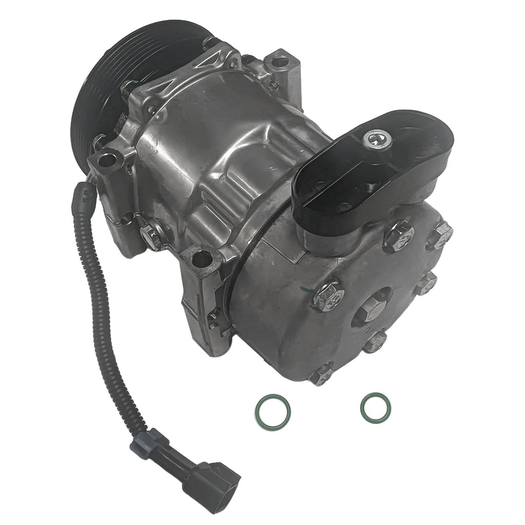 AC Compressor with 6-Groove Pulley for Peterbilt 379, 387 (2003-2005)