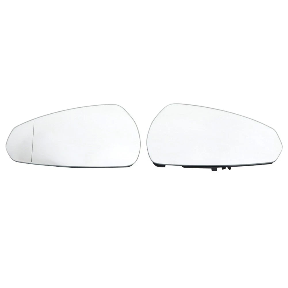 2X Front Outside Mirror Glass for Audi A3 (2014–2020) 8V0857535E 8V0857535C