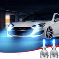 Ice Blue H7 8000K 6000LM LED Headlight Bulbs for High/Low Beam (—)