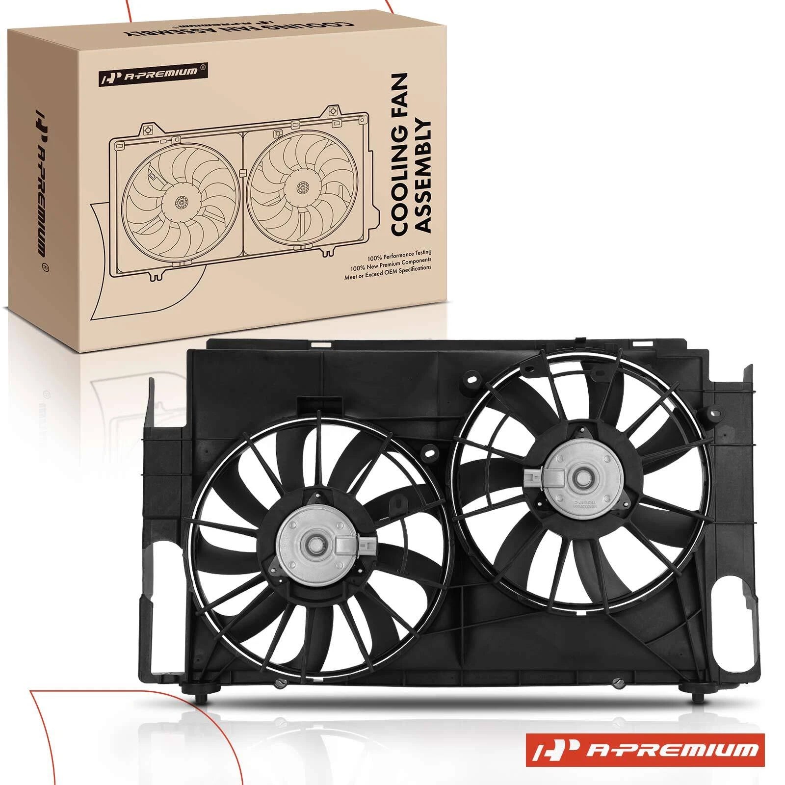 Dual Cooling Fan Assembly with Shroud for Toyota RAV4 (2013–2019)