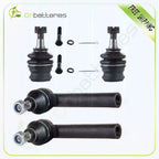 Set of 4 Suspension Front Tie Rod Ends Ball Joints for Subaru Forester (1998–2015)