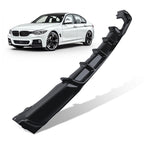 Rear Bumper Diffuser Lip for BMW F30 F31 320i 328i M Sport (2012–2018) Gloss Black
