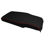 Console Lid Cover for Lincoln Town Car (2003–2011) - PVC Carbon, Red Stitch
