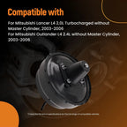 Vacuum Power Brake Booster for Mitsubishi Lancer L4 2.0L (2003–2006) 53-2795